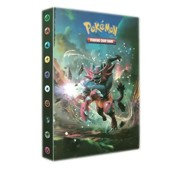 240Pcs Toy cards Collectors Pokemon binder Album Toy Holder Pokemones Cards Album Book Top Loaded List Toys Gift for Children 1