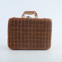 Женская сумка, роскошные сумки из ротанга, соломенные сумки через плечо для женщин, Пляжные Сумки из искусственной кожи, оригинальные брендовые дизайнерские femme