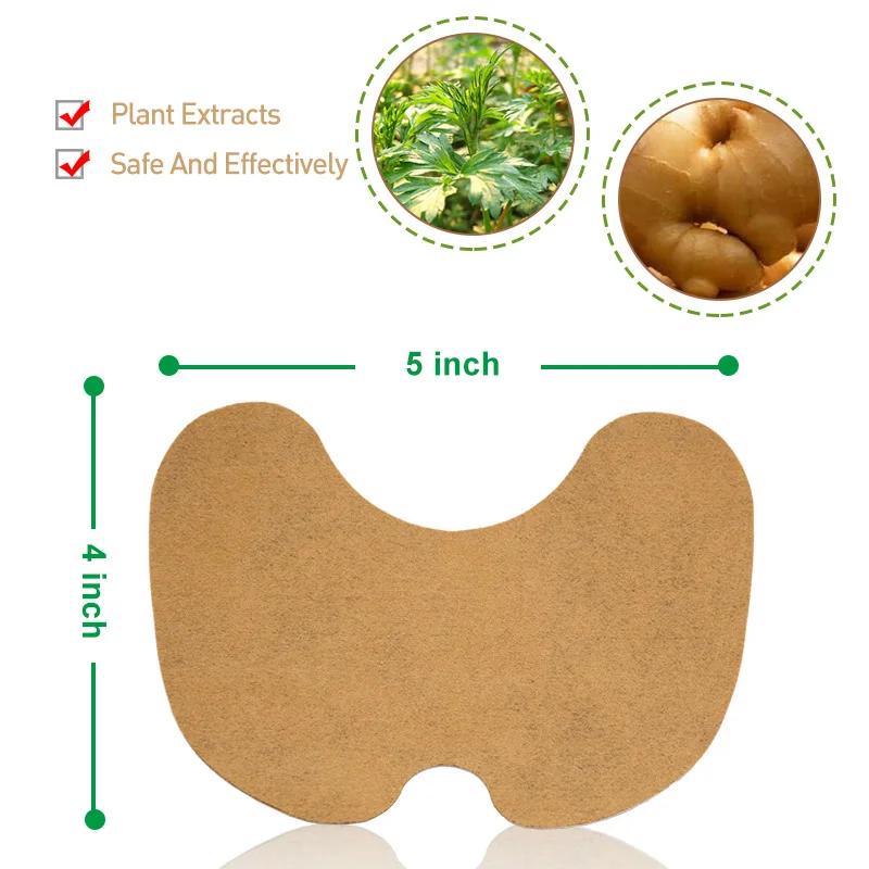 12PcsBag Knee Plaster Chinese Herbal Sticker Wormwood Extract Knee Joint Ache Pain Relieving Rheumatoid Arthritis Patch_004