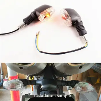 

1 Pair Motorcycle Motorbike Turn Signal Indicator Light For Ducati 848 1098 1198 Motor Accessories Clear Easy To Install