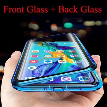 

Magnetic Metal Case For Huawei P30 P40 P20 Lite Pro Nova 7 7i 6 SE Pro Case For Honor 30S 20 V30 Pro V20 V10 8X Max 9X 10 Lite