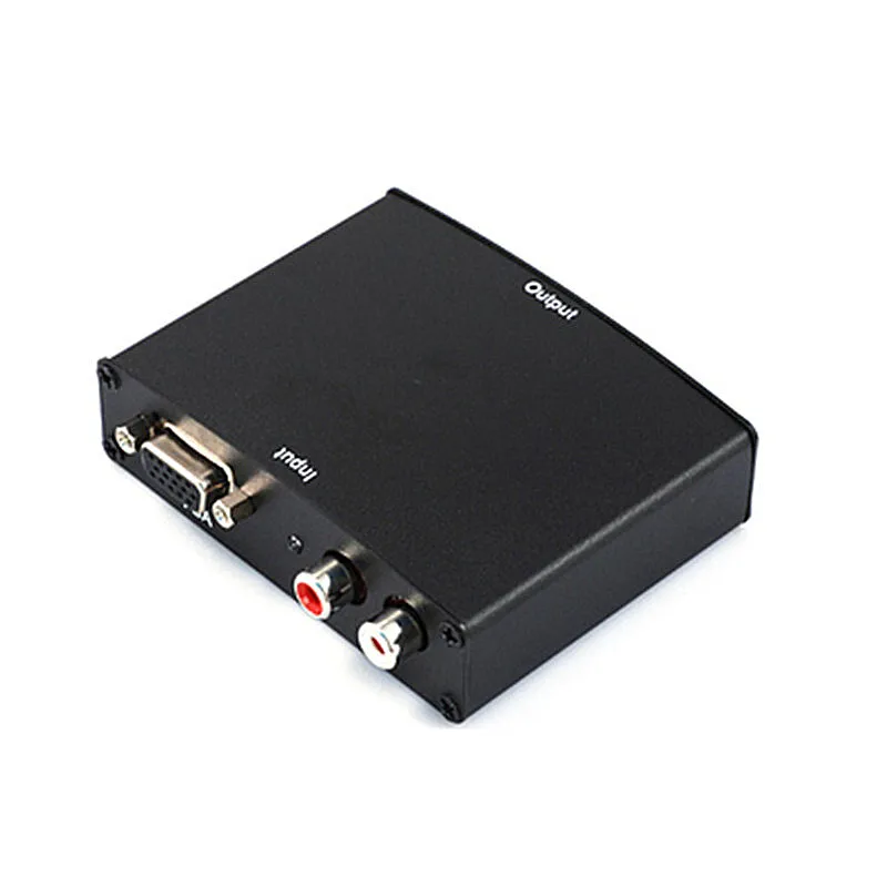 VGA to HDMI HD converter with audio support 1080P HDMI to VGA conversion box VGA to 3