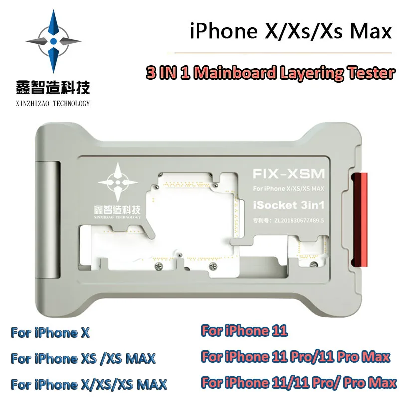 IScoket для iPhone X/XS MAX/11/11 Pro Max тестер слоев материнской платы материнская плата