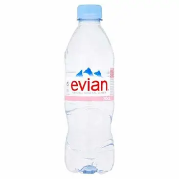 

2 x bouteilles d'eau en bouteille Evian 24 x 500 ml (48 bouteilles)