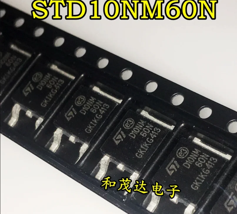 Mxy 10 шт STD10NM60N TO252 D10NM60N 10NM60N TO-252 STD10NM60 10NM6 | Электронные компоненты и принадлежности