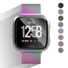 

Magnetic Metal Strap for Fitbit Versa 2 Wrist Bracelet Wear-resistant Stainless Steel Replacement Fitbit Versa lite Wristbands