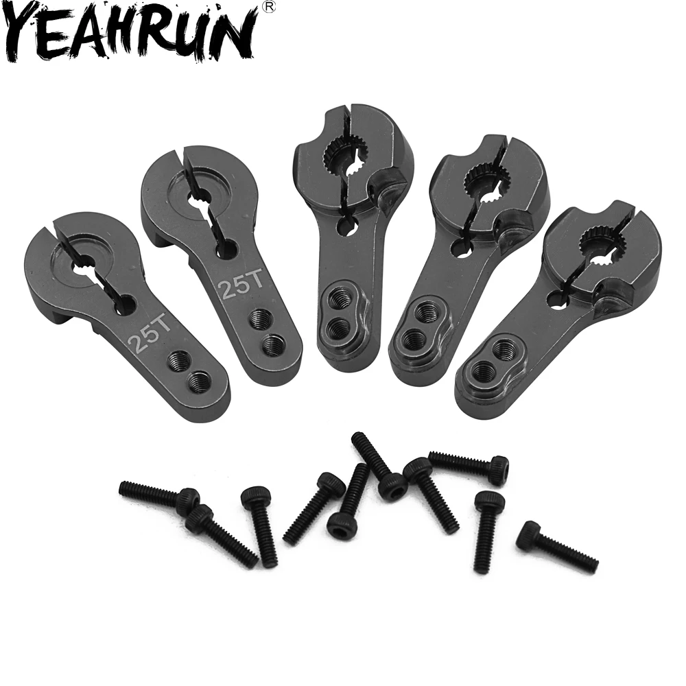 YEAHRUN 5 шт./компл. сверхмощный металлический сервопривод для Futaba ACE 25T 6 цветов на