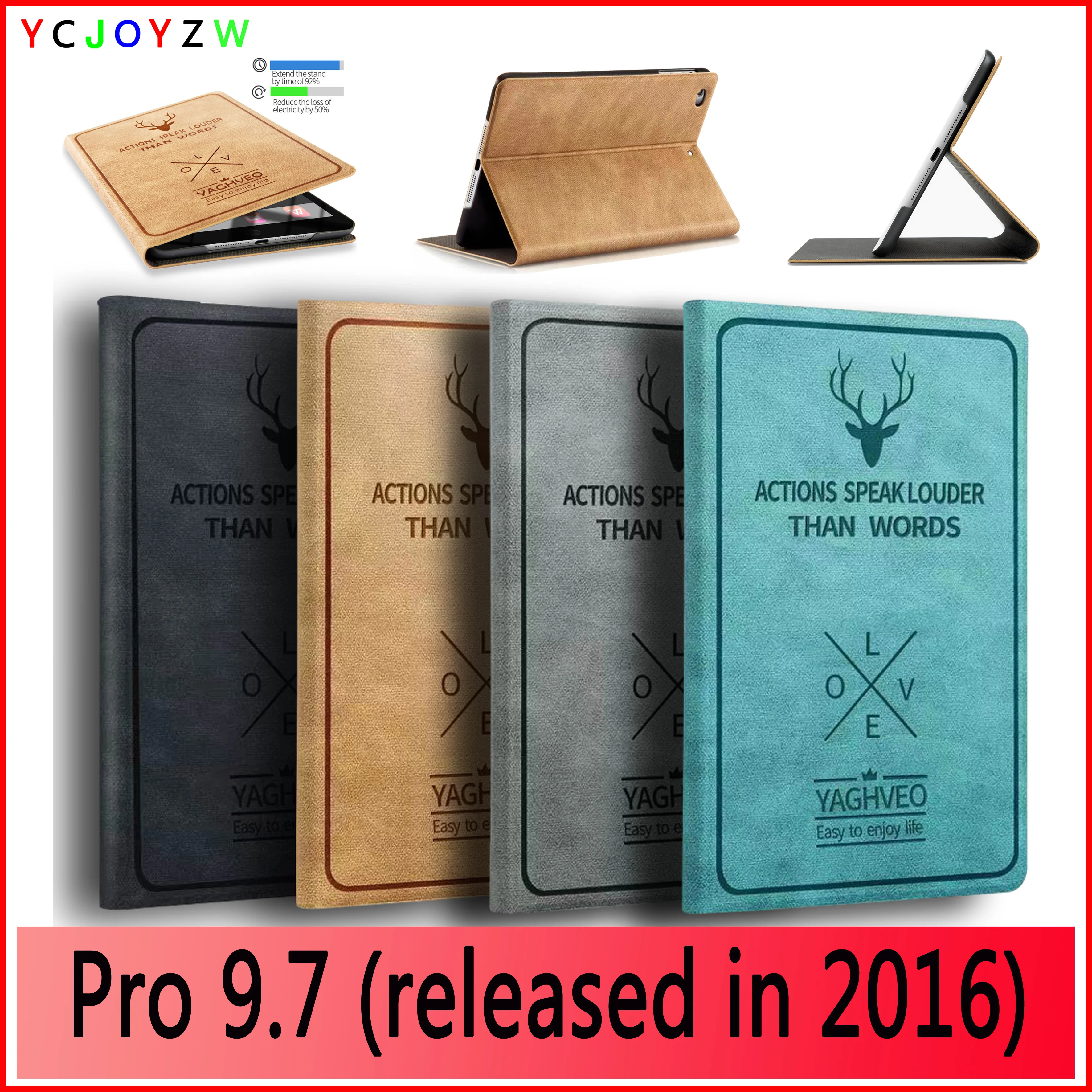 For 2016 Apple iPad Pro inch Case A1673`1674`A1675 Deer