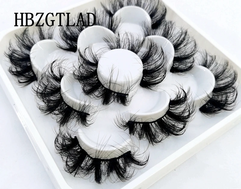 3D Mink Eyelashes False Crisscross Natural Fake lashes Wispy Fluffy Long 25mm Makeup Lashes Extension Eyelash Beauty | Красота и