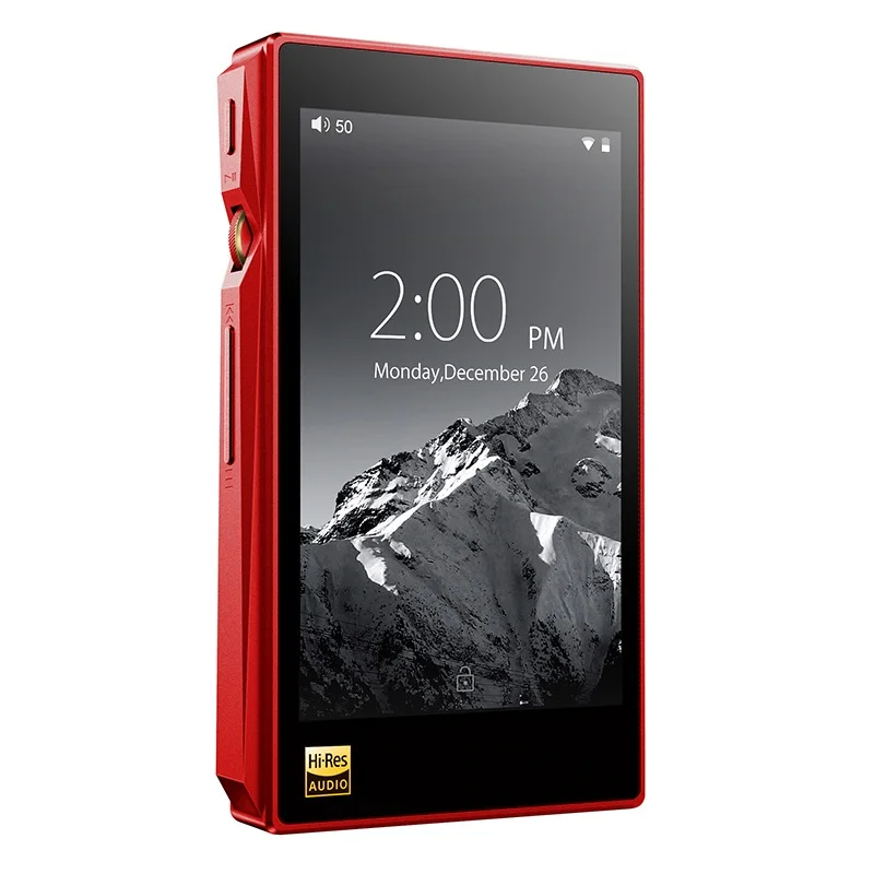 FIIO X5III X5 3nd Gen Android-based wifi Bluetooth APTX двойной AK4490 без потерь портативный музыкальный плеер с 32G встроенный накопитель - Цвет: Red