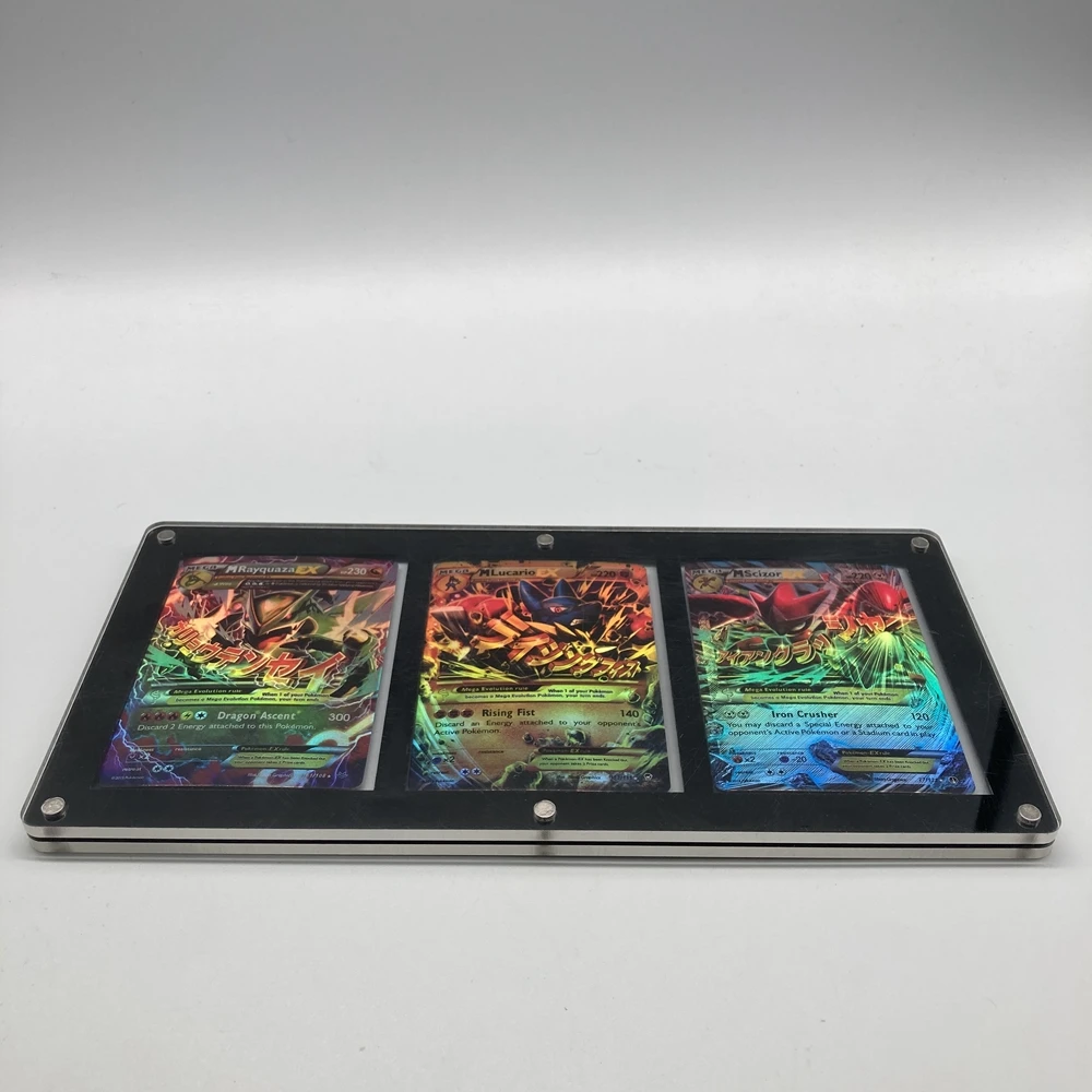 50pcs Soft Trading Laser Card Film Sleeve Transparent 66*91mm Pokemon TCG  Game Protector Folder Yugioh Baseball Card Case Holder - AliExpress