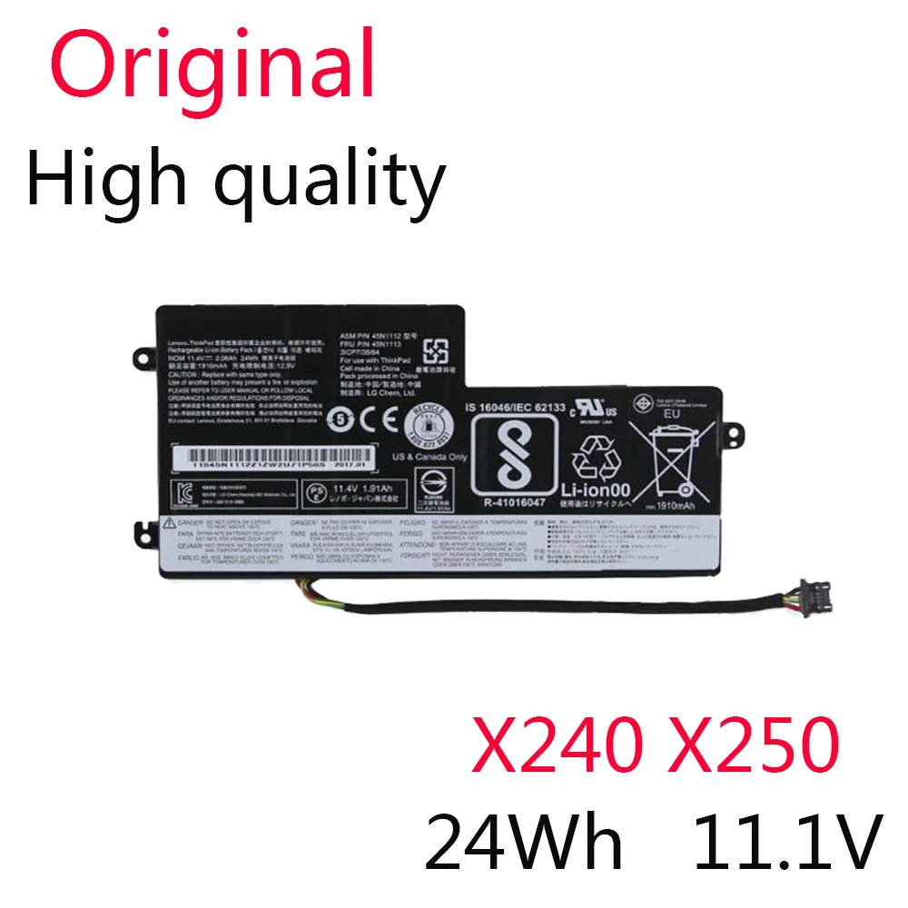 Оригинальная батарея для Lenovo ThinkPad T440 T440S T450 T450S X240 X240S X250 X260 X270 L450 45N1110 45N1111 45N1112 24WH 11 1