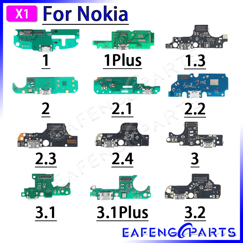 1 шт. USB-разъем для зарядного устройства док-разъем гибкий кабель Nokia 3 Plus 2 4 модуль