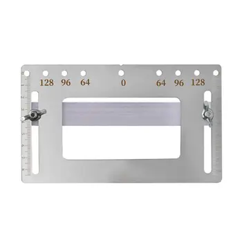

Stainless Steel Door Furniture Handle Punch Locator Template Wood Drill Guiding Mulitifunction Woodworking Accessories