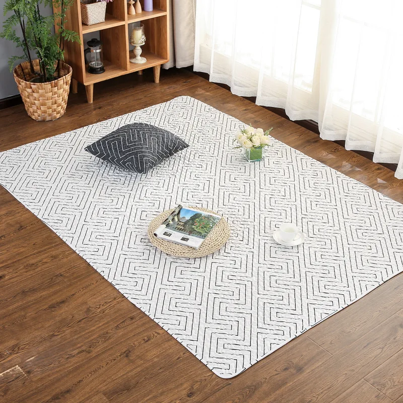 

Nordic Large Rug Carpets for Living Room Kids Bedroom Decorative Rugs Geometric Area Big Mat Alfombras Para La Sala Moderna