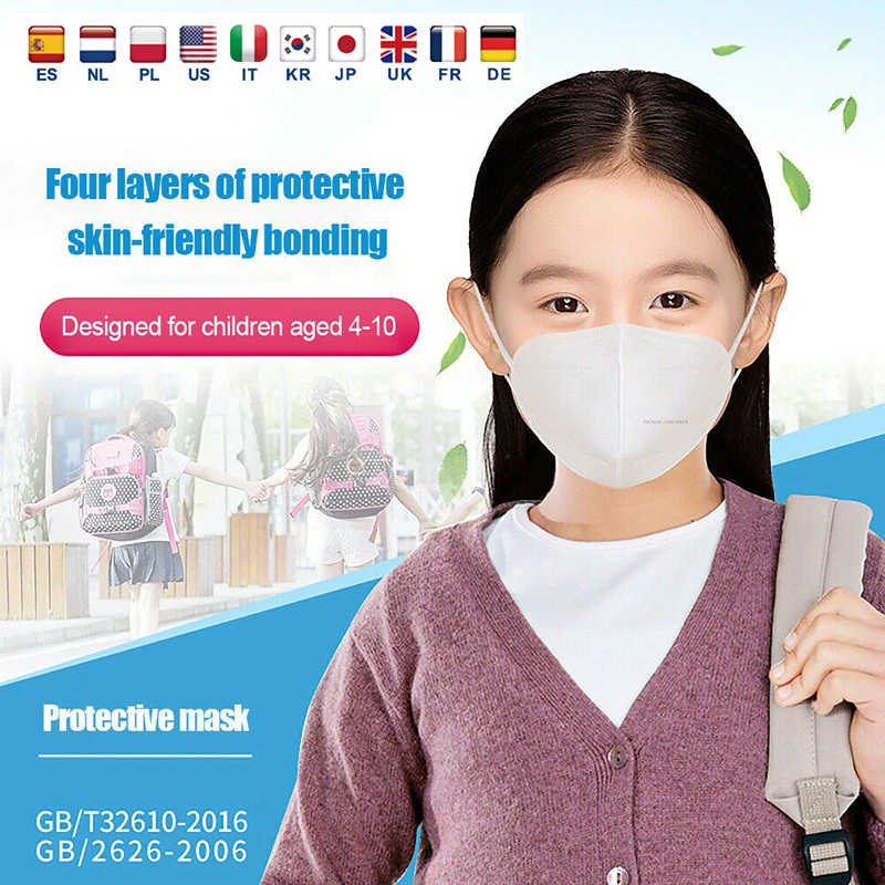 

Kids KN95 Disposable Mask Mouth Breathable Children Anti Haze Dust Mask Face Mouth Mask Anti-Dust Mask For Baby