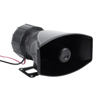 

DC 12V 100W 300dB 5 Sounds Tone Car Loud Air Horn Siren with Microphone