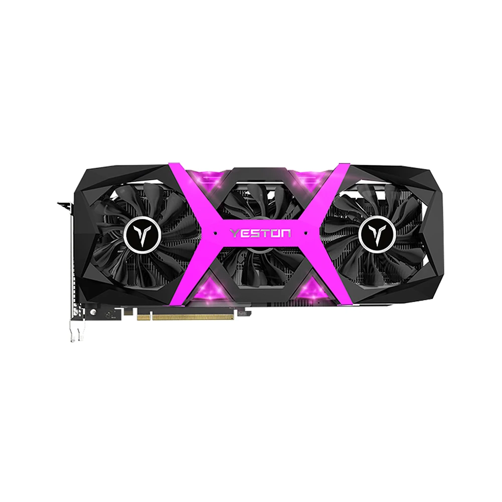 Yeston Radeon RX590-8G GDDR5 256bit игра ACE PCI Express x16 3,0 видеокарта DVI-D+ HDMI+ 3DP для настольного компьютера