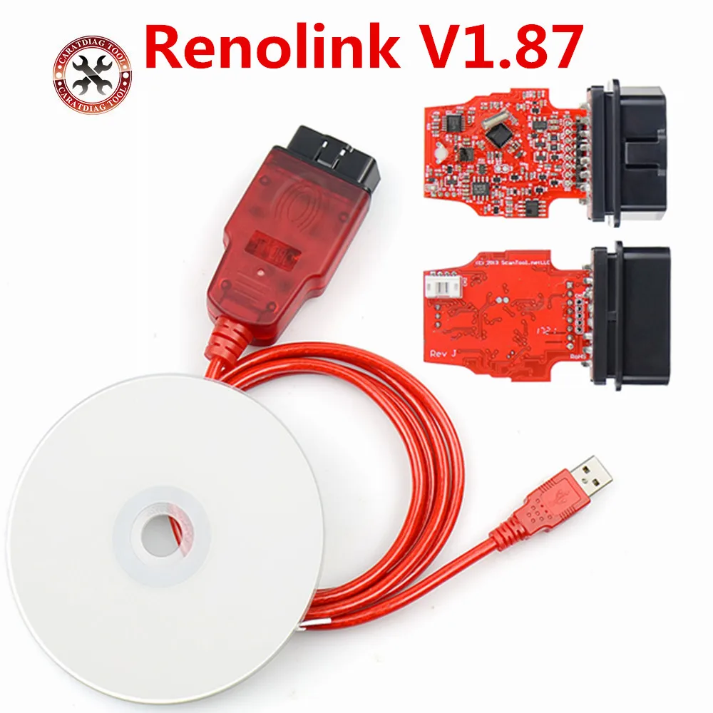 Outil Diagnostic Renault Renolink V1.99 - Programmeur OBD2 OBD Pour Voiture