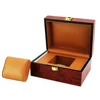 Luxury Cushion Interior Wooden Lock Clasp Solid Metal Jewelry Watch Storage Display Box Showcase Mens Gift 18.5x13.5x8.5cm ► Photo 3/6