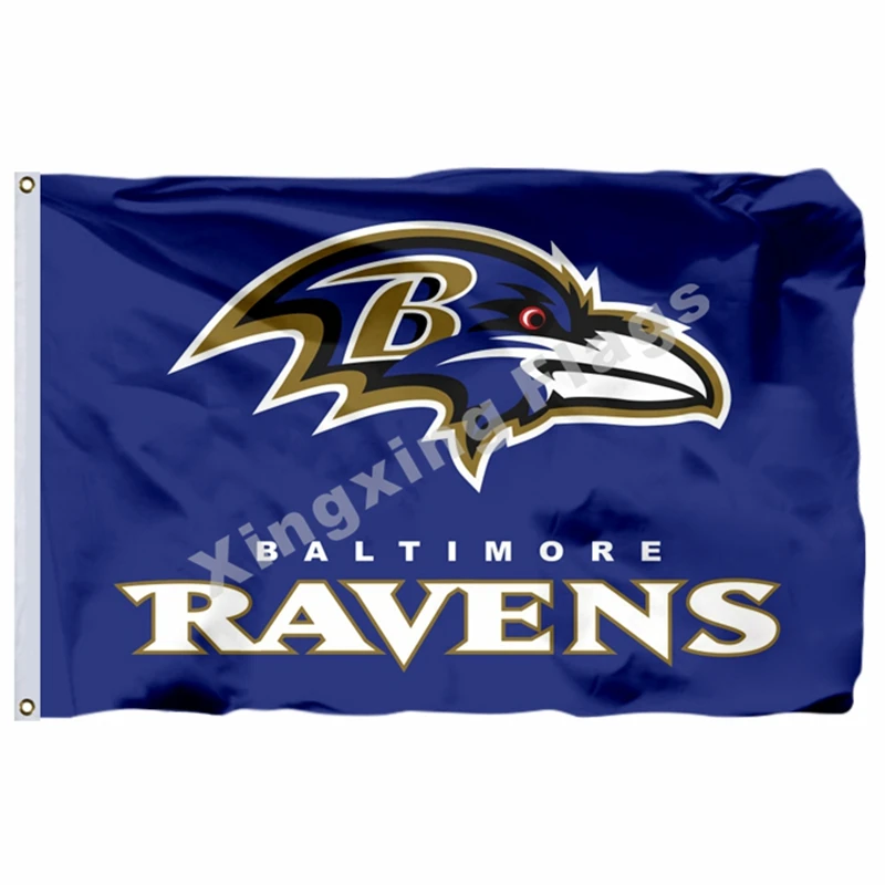 Флаг чемпионов в стиле Суперкубка от Baltimore Ravens, 3 фута X 5 футов, полиэстеровый баннер, летающий Размер № 4, 90X150 см, пользовательский флаг - Цвет: F2