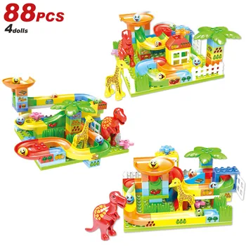 

88PCS Large Particle Building Blocks Stacking Bricks Bricks Figure Boys Educational Baby Toys