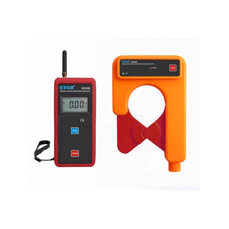 ETCR9220B AC0.00 - 60.0A H/L Voltage Clamp Leakage Current Meter