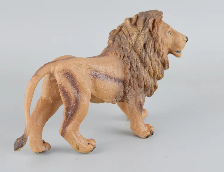 New Products Animal Model Africa Wild Forest Animal Picture Lion Bison Snow Deer Model Ornaments