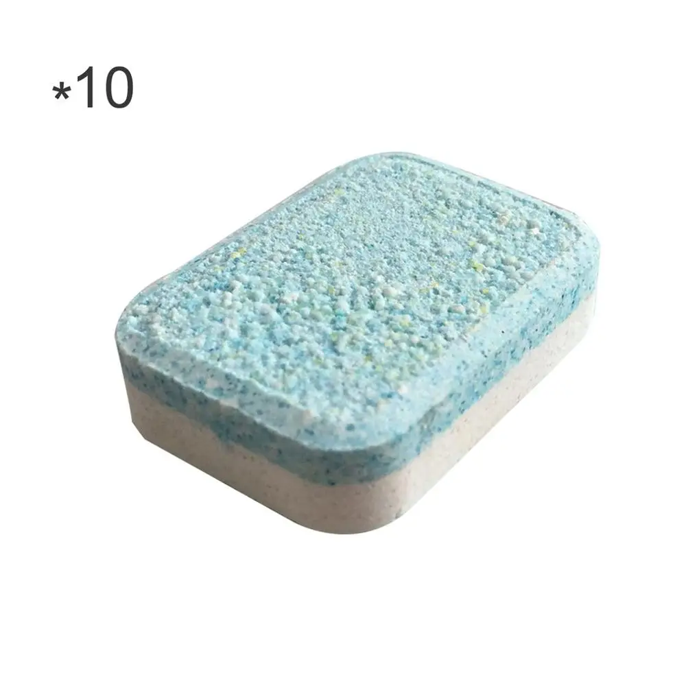 10pcs 1/5/10 шт двойной Цвет экспорта пленка Водорастворимая для мытья посуды блок посудомоечная машина однотонные чистящее средство для мытья посуды шт - Тип аромата: 10pcs