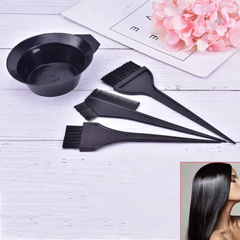 

Headed Brushes Set Hair Color Dye Bowl Comb Brushes Tool Kit Set Tint Coloring Dye Bowl Comb Brush Twin