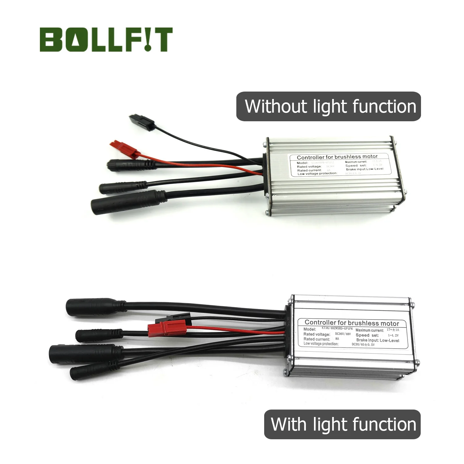 Cheap BOLLFIT Ebike Controller 36/48V 17A Water Proof 6 Better Mosfets KT Kunteng 350W Motor Electric Bicycle Light 0 Cheap BOLLFIT Ebike Controller 36/48V 17A Water Proof 6 Better Mosfets KT Kunteng 350W Motor Electric Bicycle Light 0