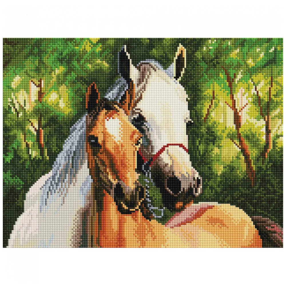 Алмазная мозаика на подрамнике Белоснежка. Мать и дитя. 30*40