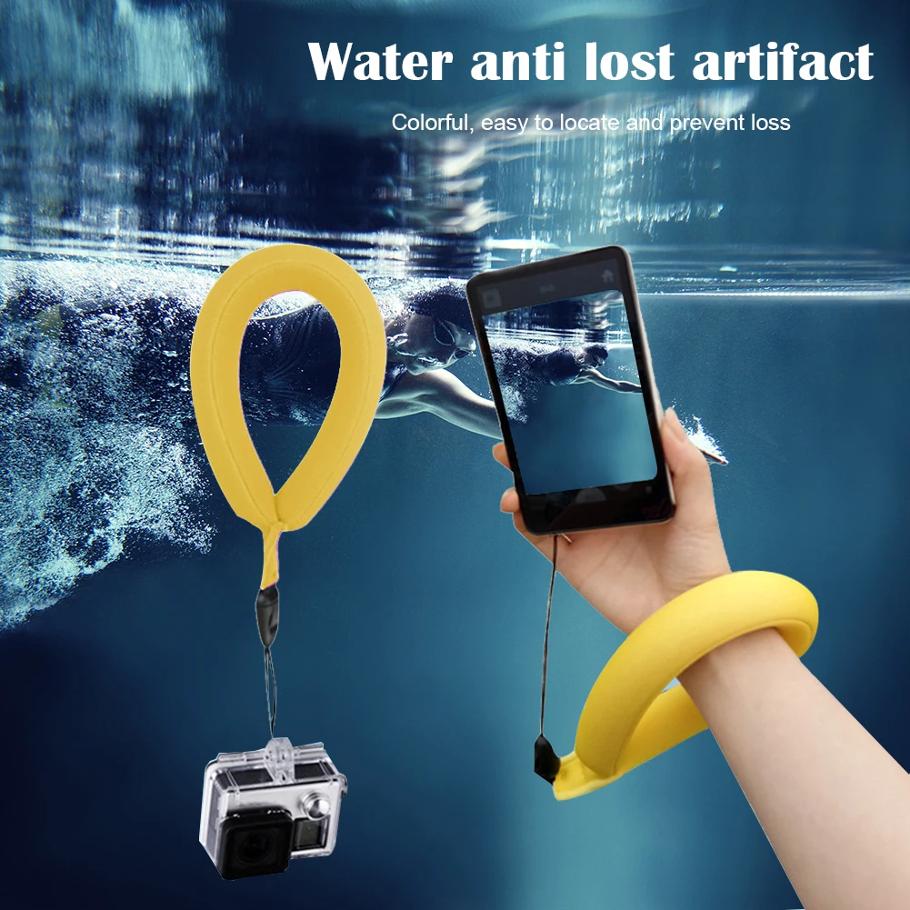 Outdoor Camera Wrist Floating Strap Waterproof Foam Float Hand Belt Buoyancy Handle for GoPro Phone Diving | Электроника