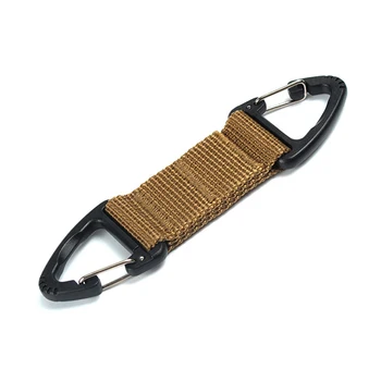 

4pcs Heavy Duty Nylon Strategical Webbing Belt Key Chain Backpack Clip Buckle for Mountaineering &T8