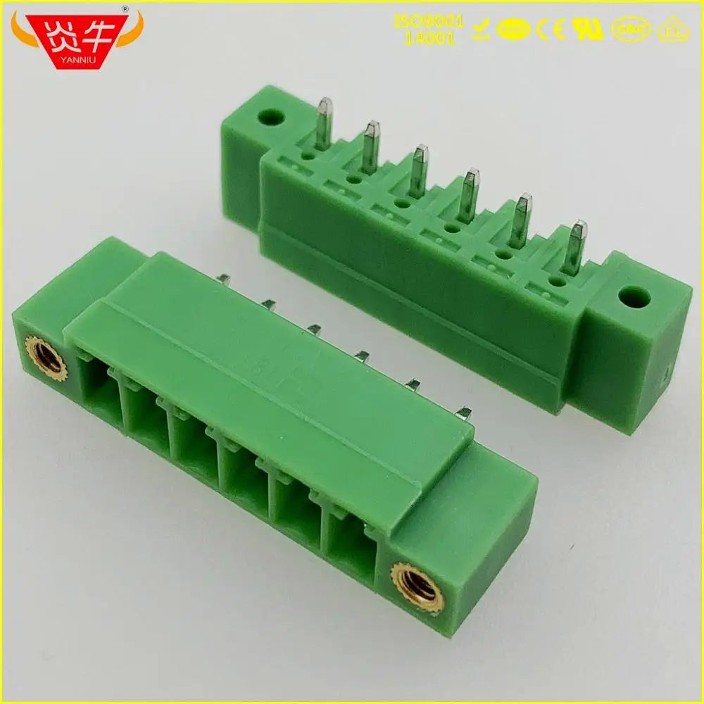 2EDGVM-3.81-6P KF2EDGVM 3,81 2P~ 12P PCB вставные TEMINAL блоки 15EDGVM 3,81 мм 2PIN~ 12PIN MCV 1,5/2-GF-3, 81 1830596 PHOENIX контакт DEGSON - Цвет: 2EDGVM-3.81-6P