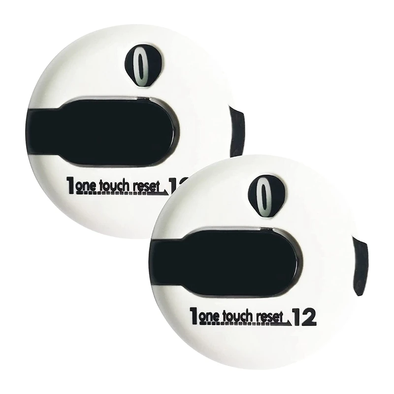 Golf Score Counter Stroke One Contact Reset Up to 12 Shots Value Pack Portable Counters Clicker Clip Accessories |