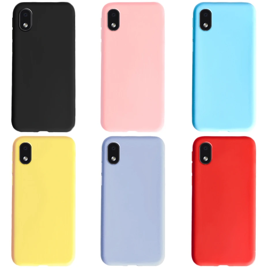 Funda de silicona para Samsung Galaxy A01, carcasa trasera de silicona TPU suave a prueba de golpes de 5,45 pulgadas para Samsung A01 core SM-A013 Bumper