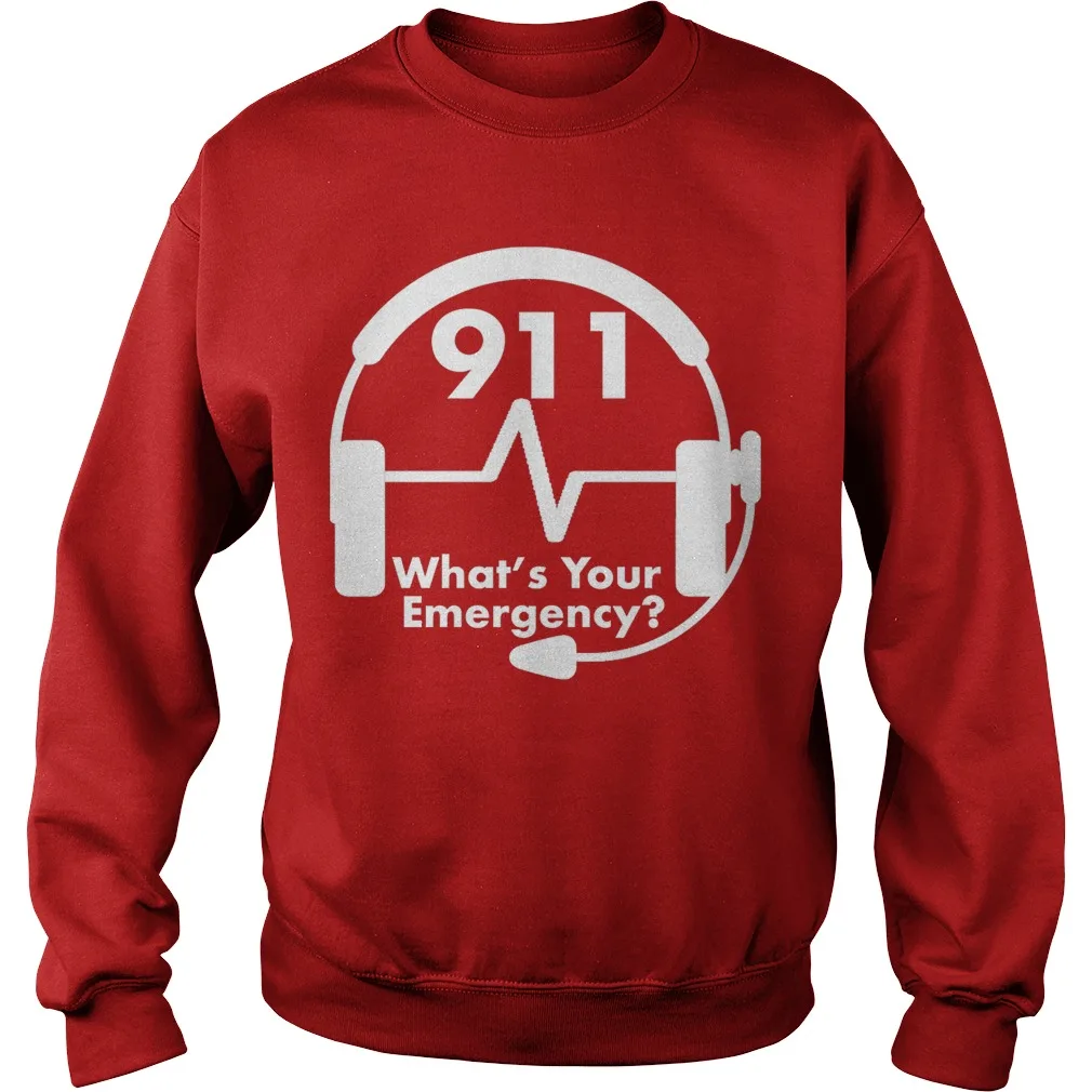 911 Dispatcher Whats ваш аварийный Свитшот Ems Emt