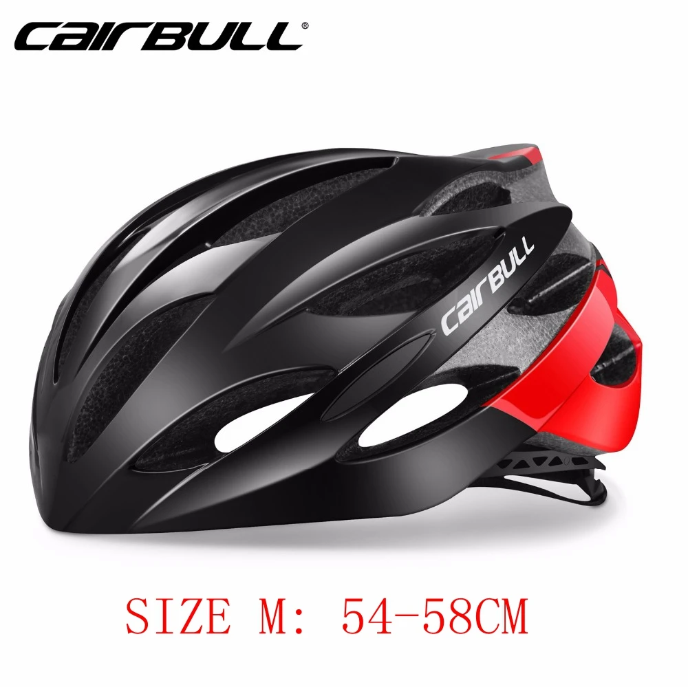 black red size M Outdoor Ultralight Bicycle Helmets Multi Color Men Women Bicycle Helmet Protective Mountain Road Bike Riding Cycling Helmets - Color: black red size M