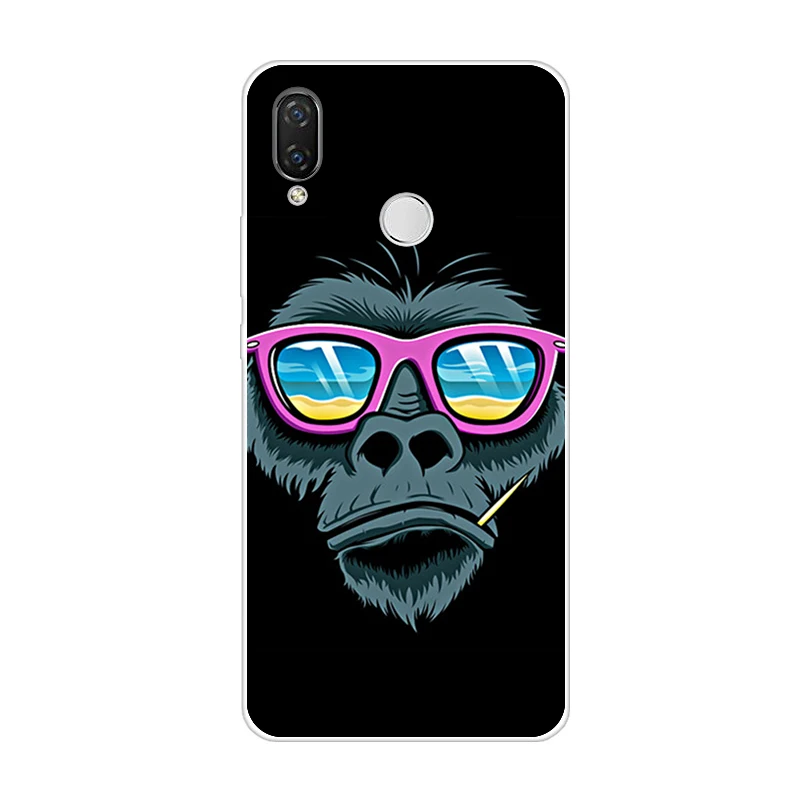Лаванда Для huawei P Smart чехлы силиконовый мягкий ТПУ задняя крышка для huawei P Smart Plus чехол для huawei P Smart Z бампер - Цвет: Лаванда