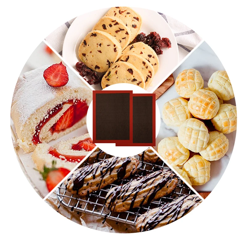 Perforated Silicone Baking Mat Non-Stick Oven Sheet Liner Bakery Tool For Cookie /Bread/ Macaroon Kitchen Bakeware Accessories