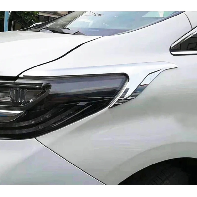Внешний для Toyota Alphard AH30- Sport Edition передняя фара из нержавеющей стали украшение крышки отделка Стайлинг