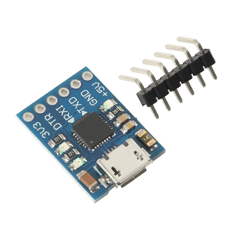 I2C IIC 1 шт. CP2102 MICRO USB к TTL модулю UART 6-контактный последовательный преобразователь STC