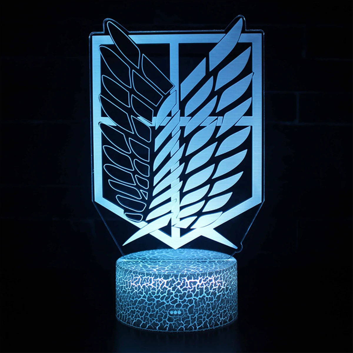 Acrylic Table Lamp Anime Attack on Titan for Home Room Decor Light Cool Kid Child Gift Captain Rivaille Ackerman Night Light childrens night lights Night Lights