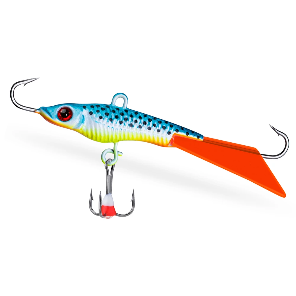 Goture, зимняя приманка для подледной рыбалки, балансирующая, 7,9 см/17,2 г, 4 цвета, плавающая приманка, воблер, свинец, 8#, джиг для всех рыбок, рыболовные аксессуары - Цвет: C10975-1