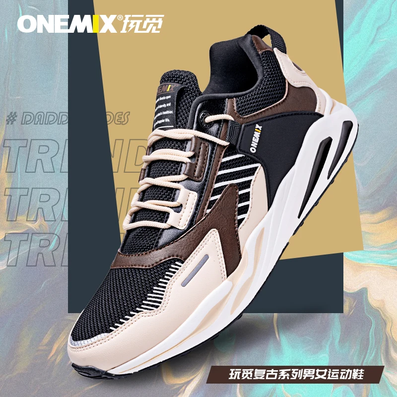 ONEMIX, новинка, мужские ретро кроссовки, легкие, для бега, в винтажном стиле, для тренировок, для улицы, chaussures hommes, классические, для бега, повседневные кроссовки