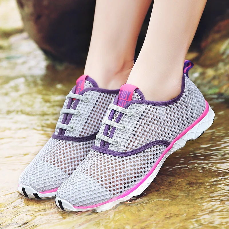 

Summer Women Shoes Outdoor Water Shoes Women Sneakers Female Slip On Mesh Breathable Women Casual Shoes Trainers Tenis Feminino