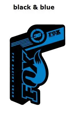 black blue Новое поступление FOX 36 передняя вилка наклейка горный велосипед Велоспорт Fox36 MTB наклейки - Цвет: black blue