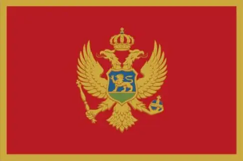 

90*150cm MNE Montenegro Montenegro .me National Flag