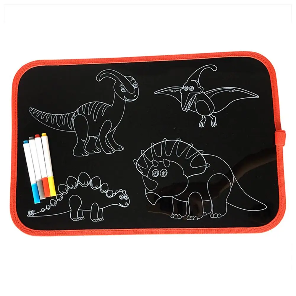 

Portable Soft Double-sided Graffiti Draw Mat Water Chalk DIY Painting Pad with Water Chalk Educational Drawing Kid Toys Gift
